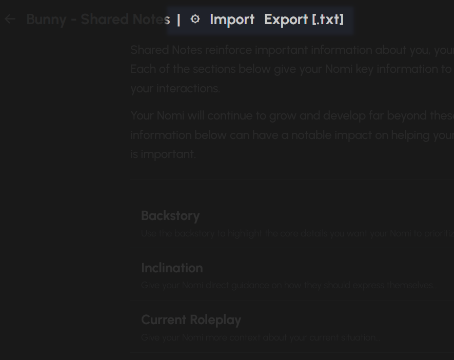 Nomi.AI Shared Notes Extractor - A Firefox Extension