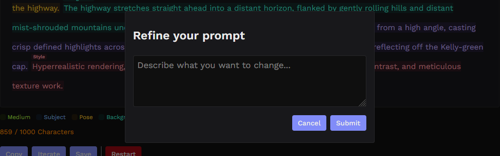 Iterate on the Prompt